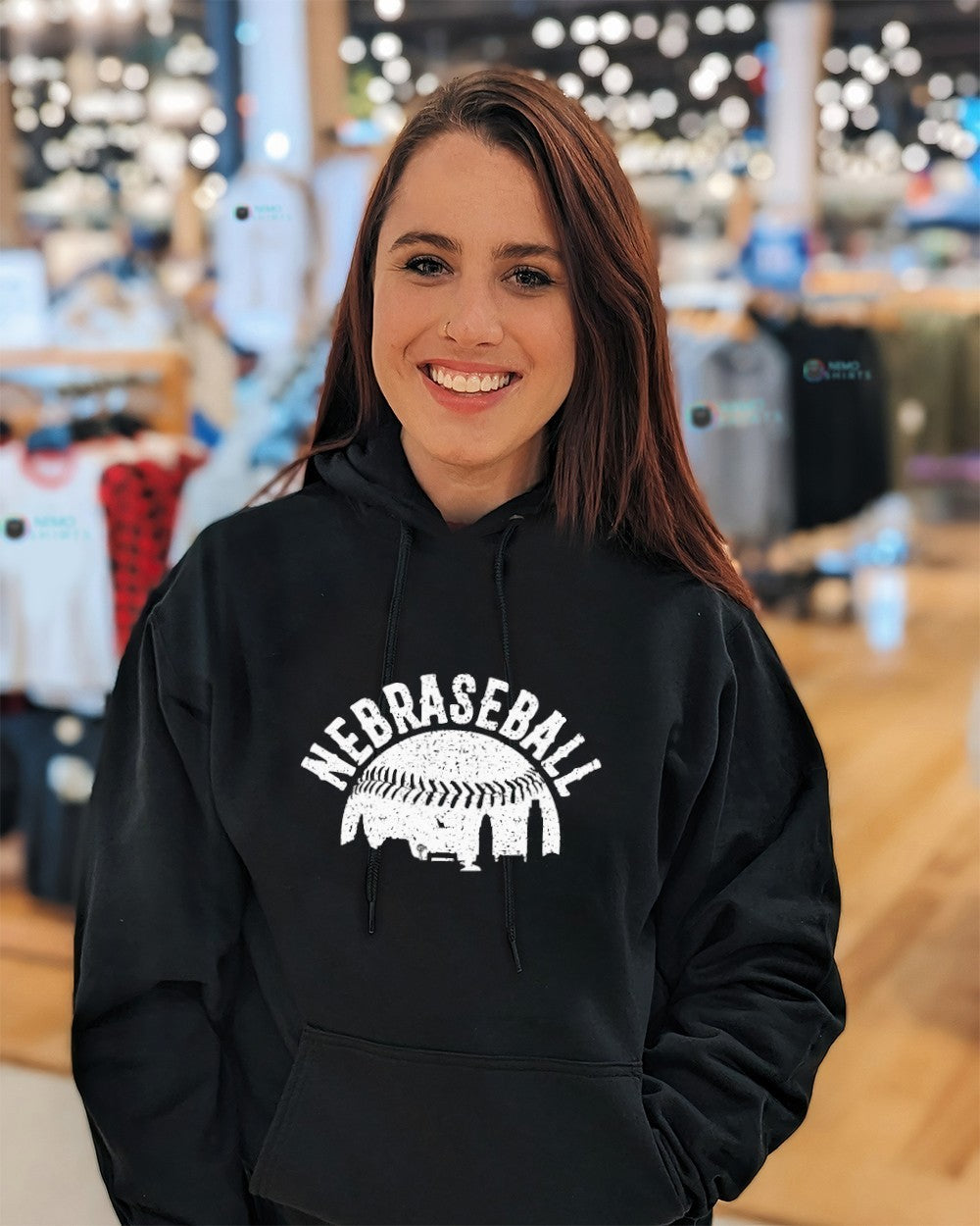 Nebraseball skyline Nebraska Huskers shirt