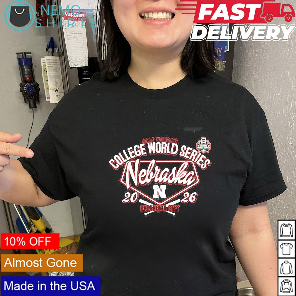 Nebraska Cornhuskers 2026 women’s college world series bound shirt