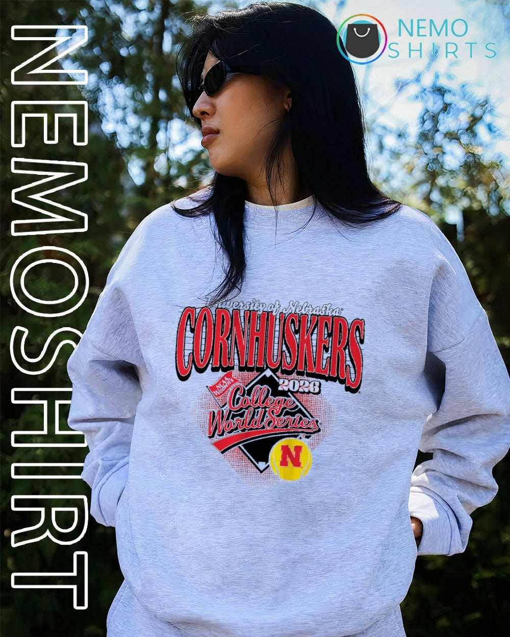 Nebraska Cornhuskers softball 2026 Women’s College World Series shirt