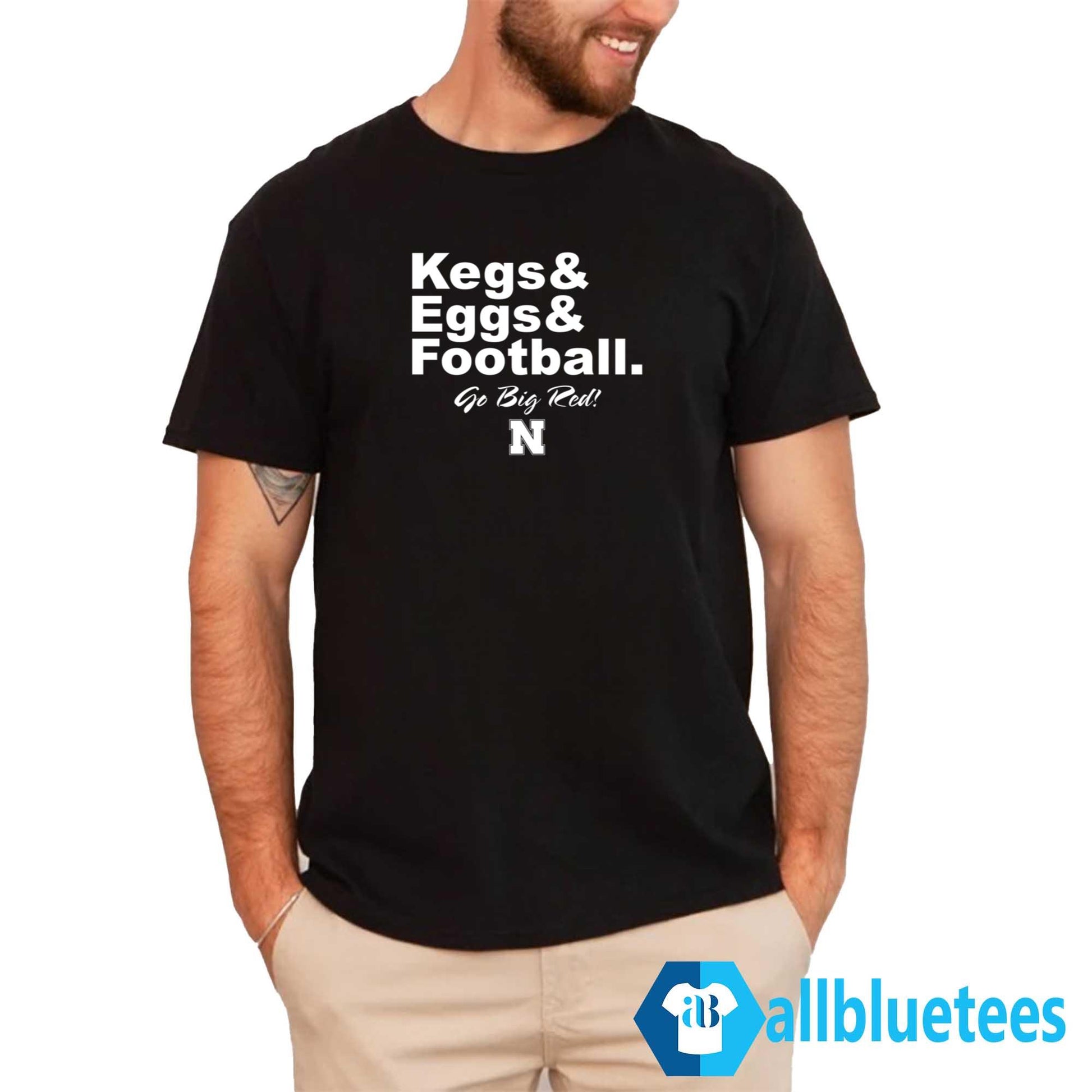 Nebraska Kegs Eggs Football Shirt