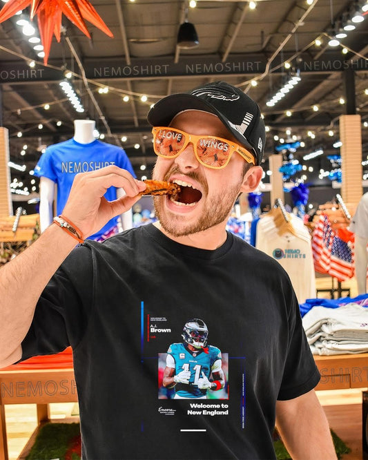 New England Patriots welcome to the AJ Brown shirt