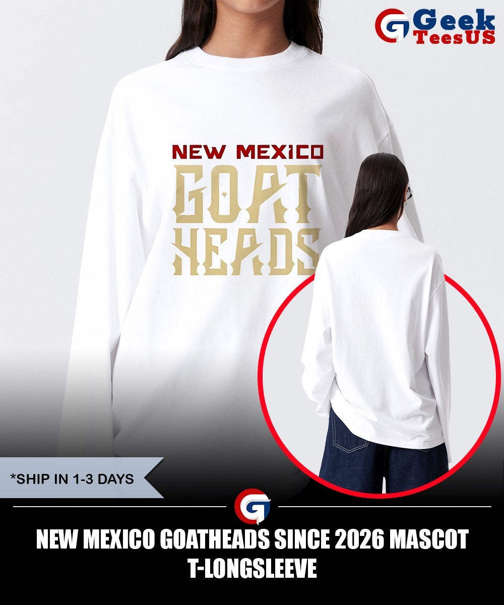 New Mexico Goatheads since 2026 mascot T-shirt