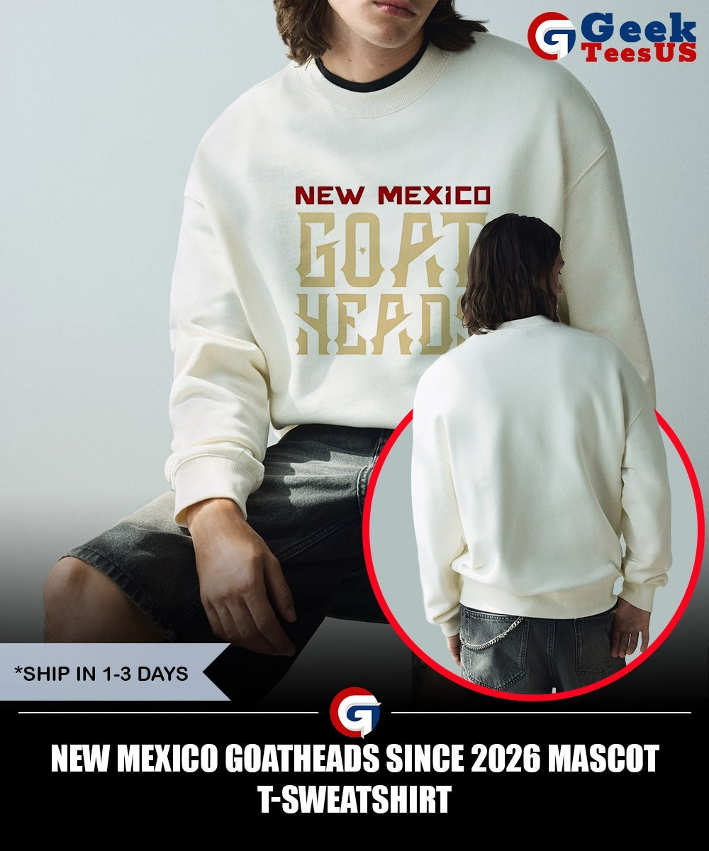 New Mexico Goatheads since 2026 mascot T-shirt