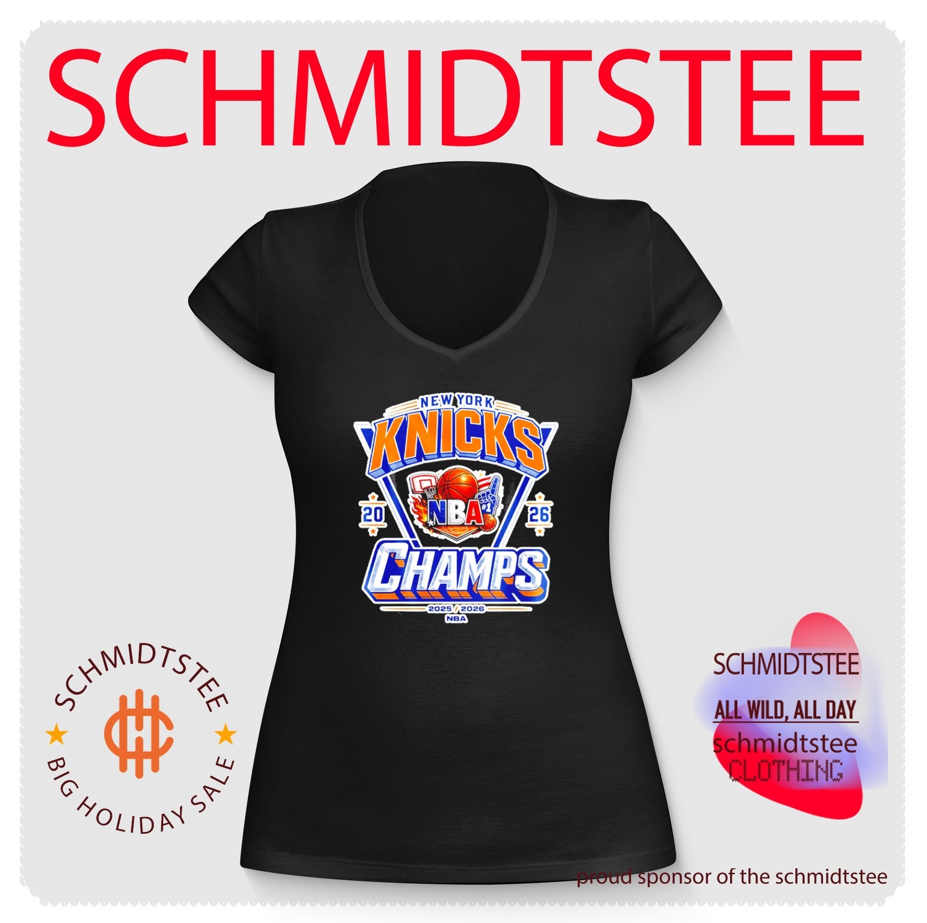 New York Basketball 2025 2026 NBA Champions graphic shirt
