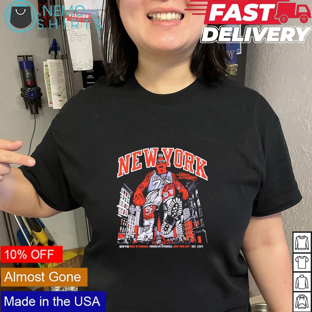 New York Halfsumo 2026 built by dreams forged by struggle New York City Est 1624 shirt