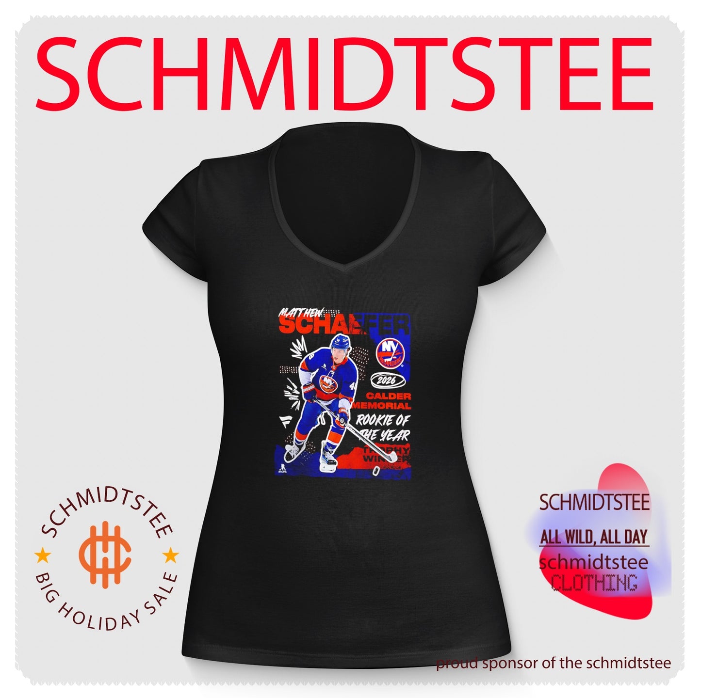 New York Islanders Matthew Schaefer 2026 Calder Memorial Trophy Winner shirt