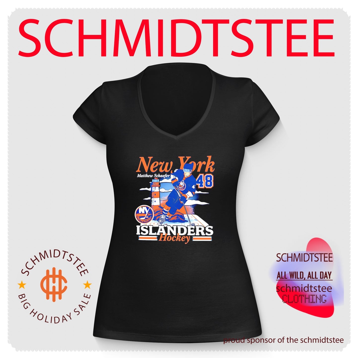 New York Islanders Matthew Schaefer City Name & Number shirt