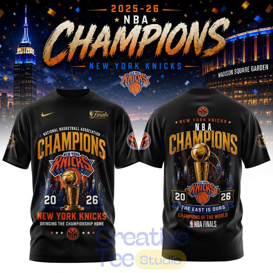 New York Knick 2026 NBA Champions T-Shirt