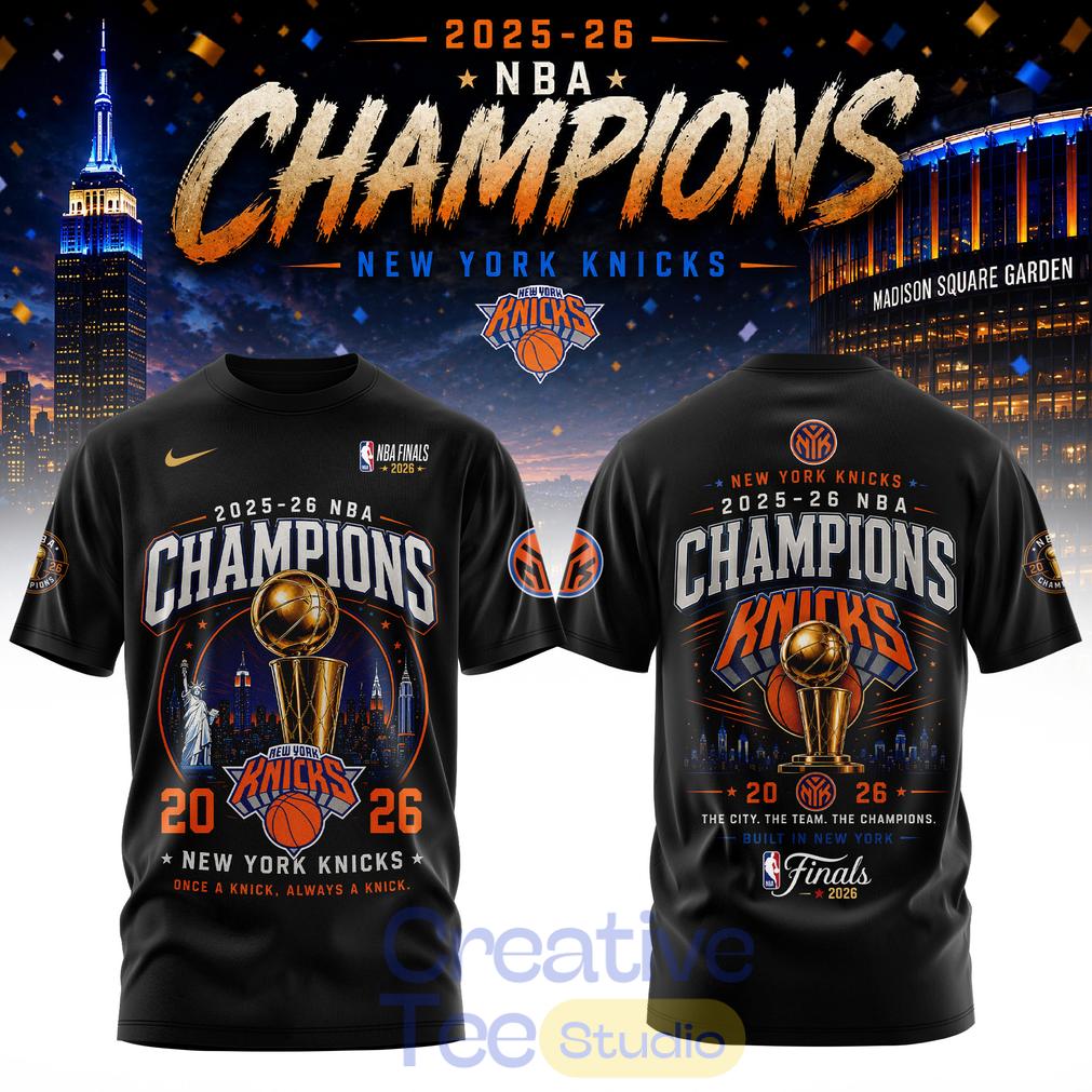 New York Knick 2026 NBA Champions T-Shirt