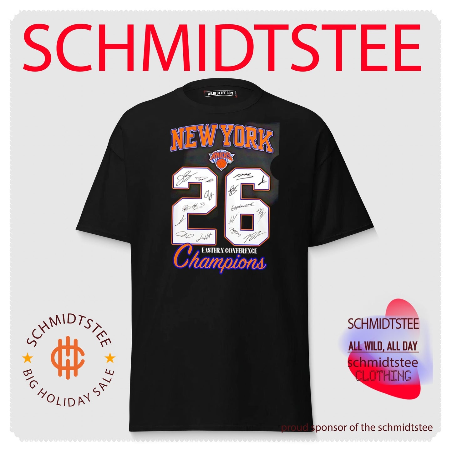 New York Knicks 26 Eastern Conference Champions signature shirt
