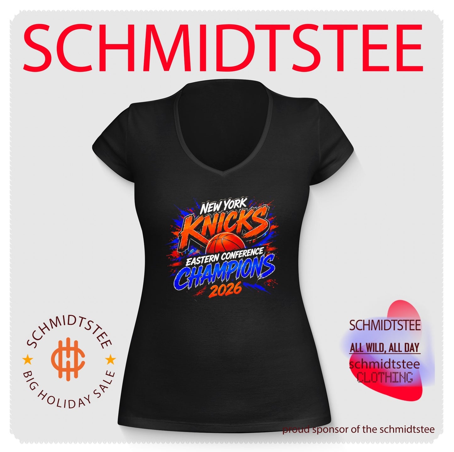New York Knicks Eastern Conference Champions 2026 paint shirt