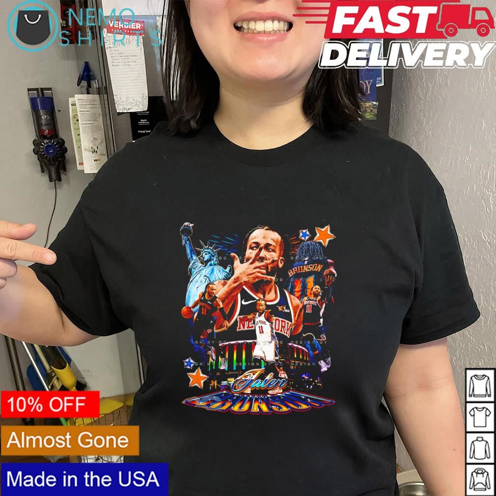 New York Knicks Jalen Brunson crossroads iconic shirt