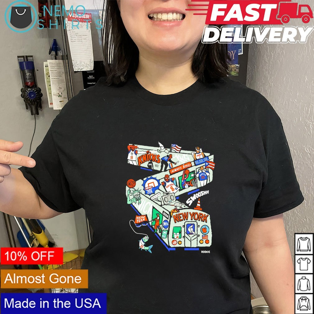 New York Knicks Knicks Corner NYC subway car shirt
