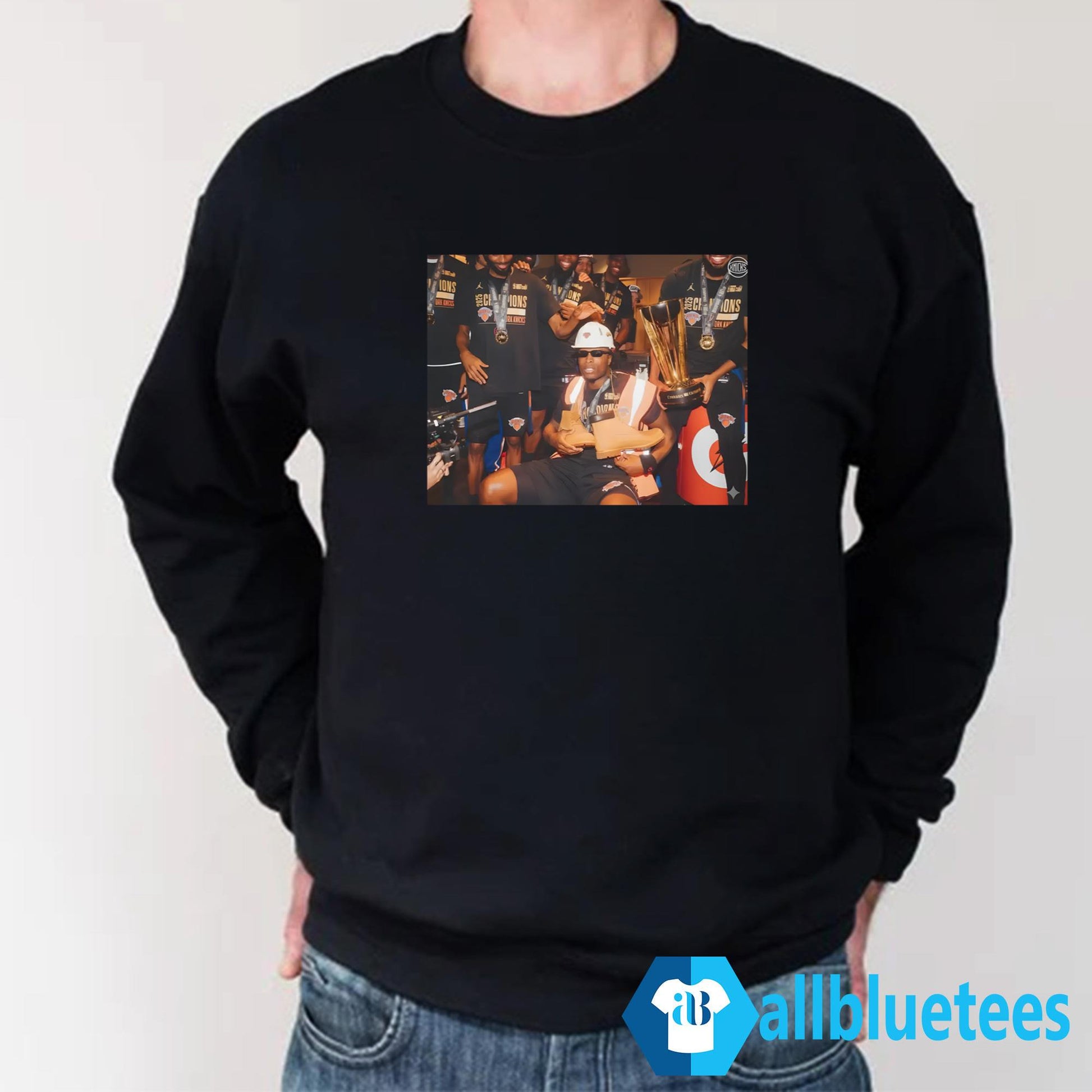 New York Knicks Locker Room Celebrating Shirt