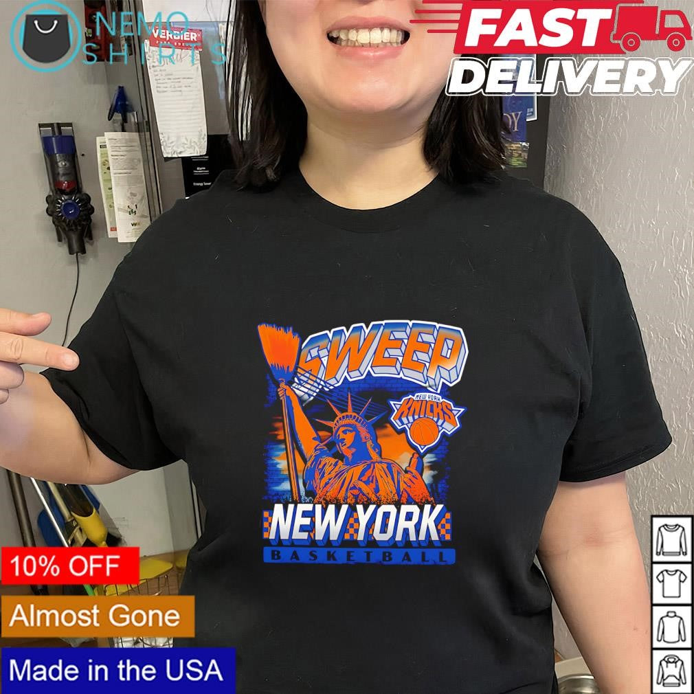 New York Knicks basketball Statue of Liberty series sweep shirt