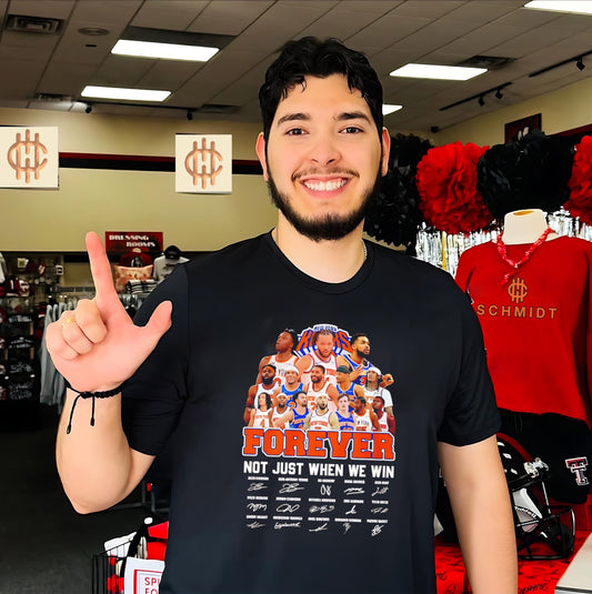 New York Knicks forever not just when we win signature shirt
