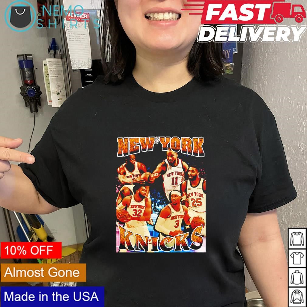 New York Knicks graphic several players vinatge shirt