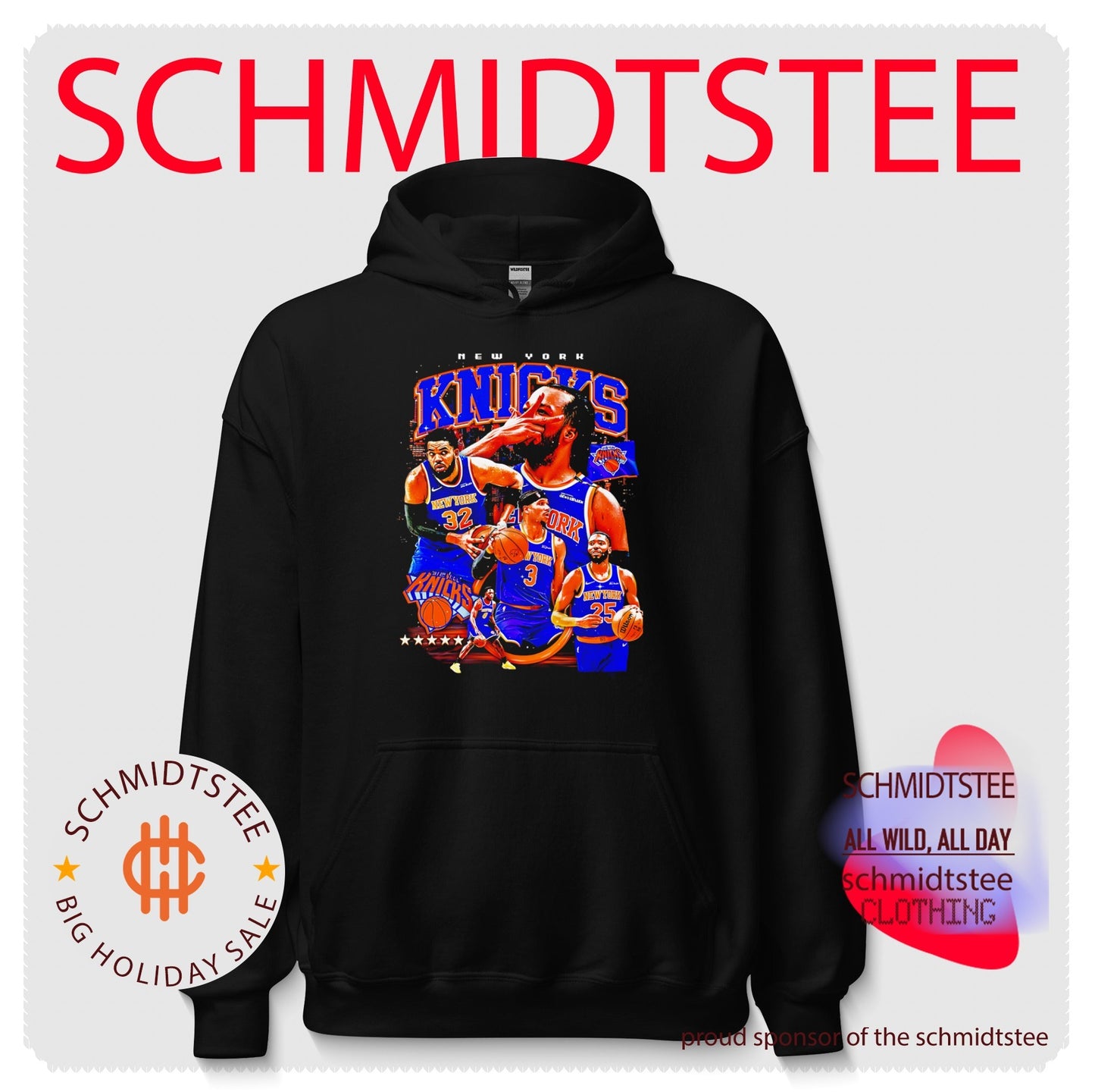 New York Knicks team college photo shirt