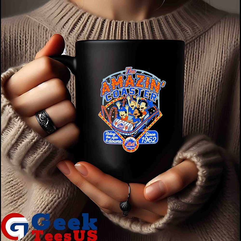 New York Mets The Amazin’ Coaster riding The Ups and Downs since 1962 shirt