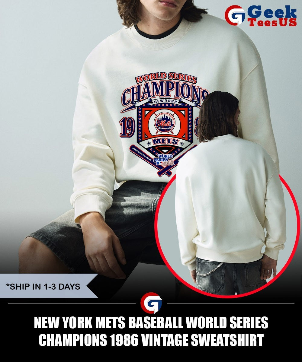New York Mets baseball World Series Champions 1986 vintage shirt