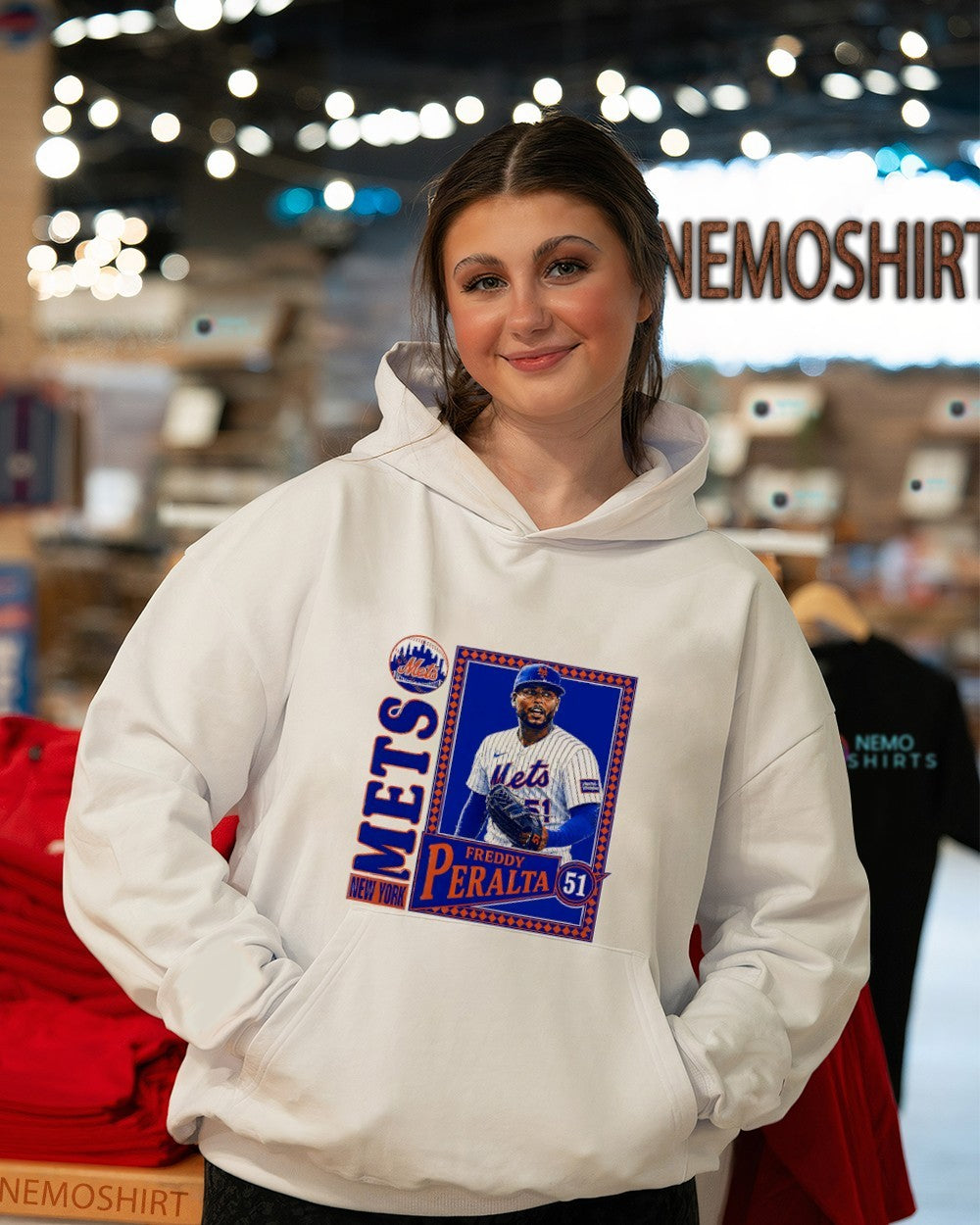 New York Mets baseball player 51 Freddy Peralta shirt