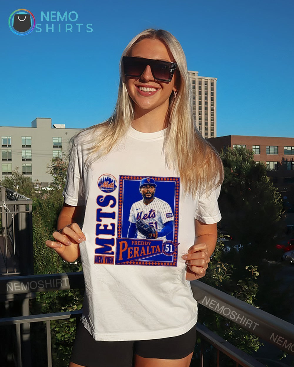 New York Mets baseball player 51 Freddy Peralta shirt