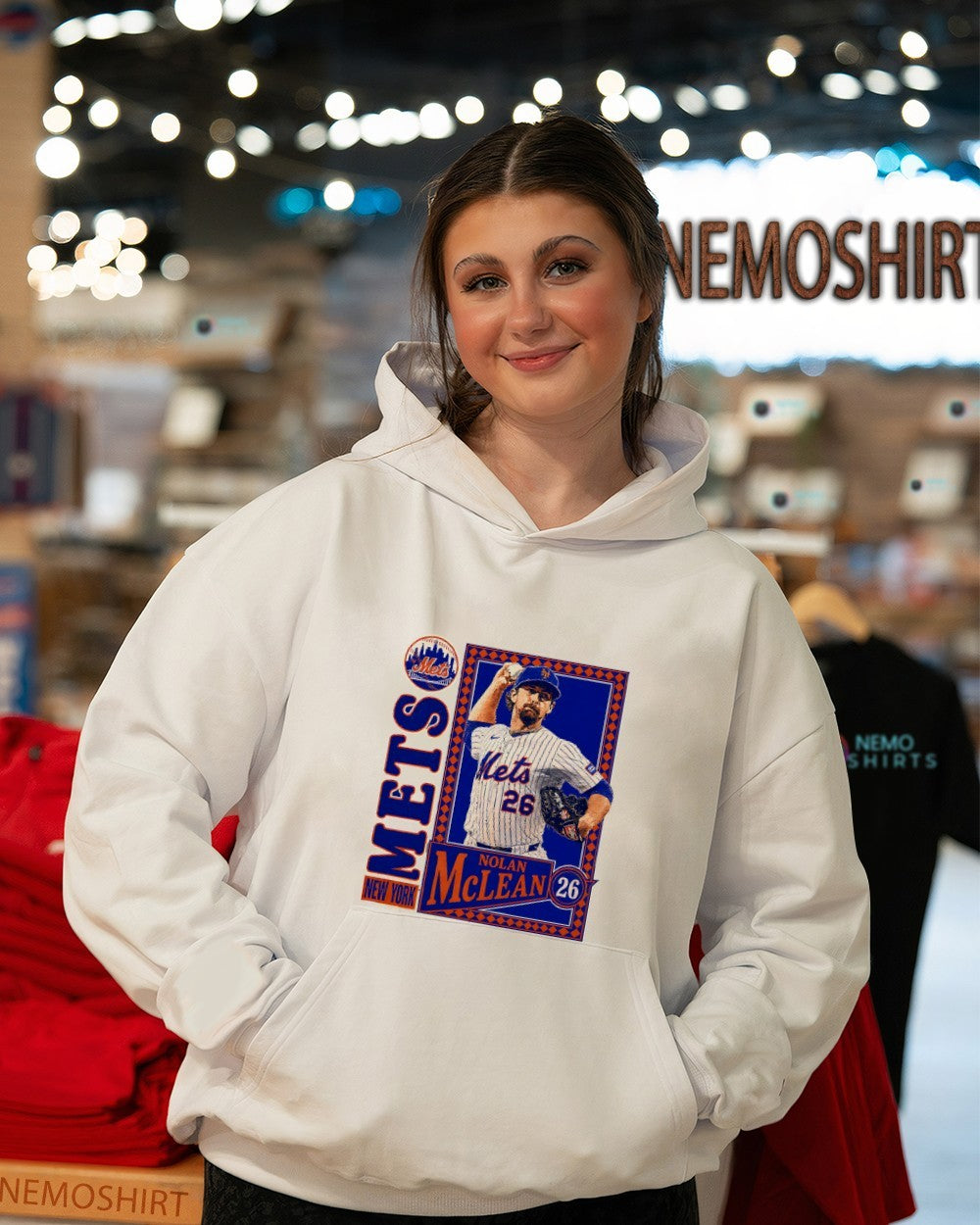 New York Mets pitcher 26 Nolan McLean shirt