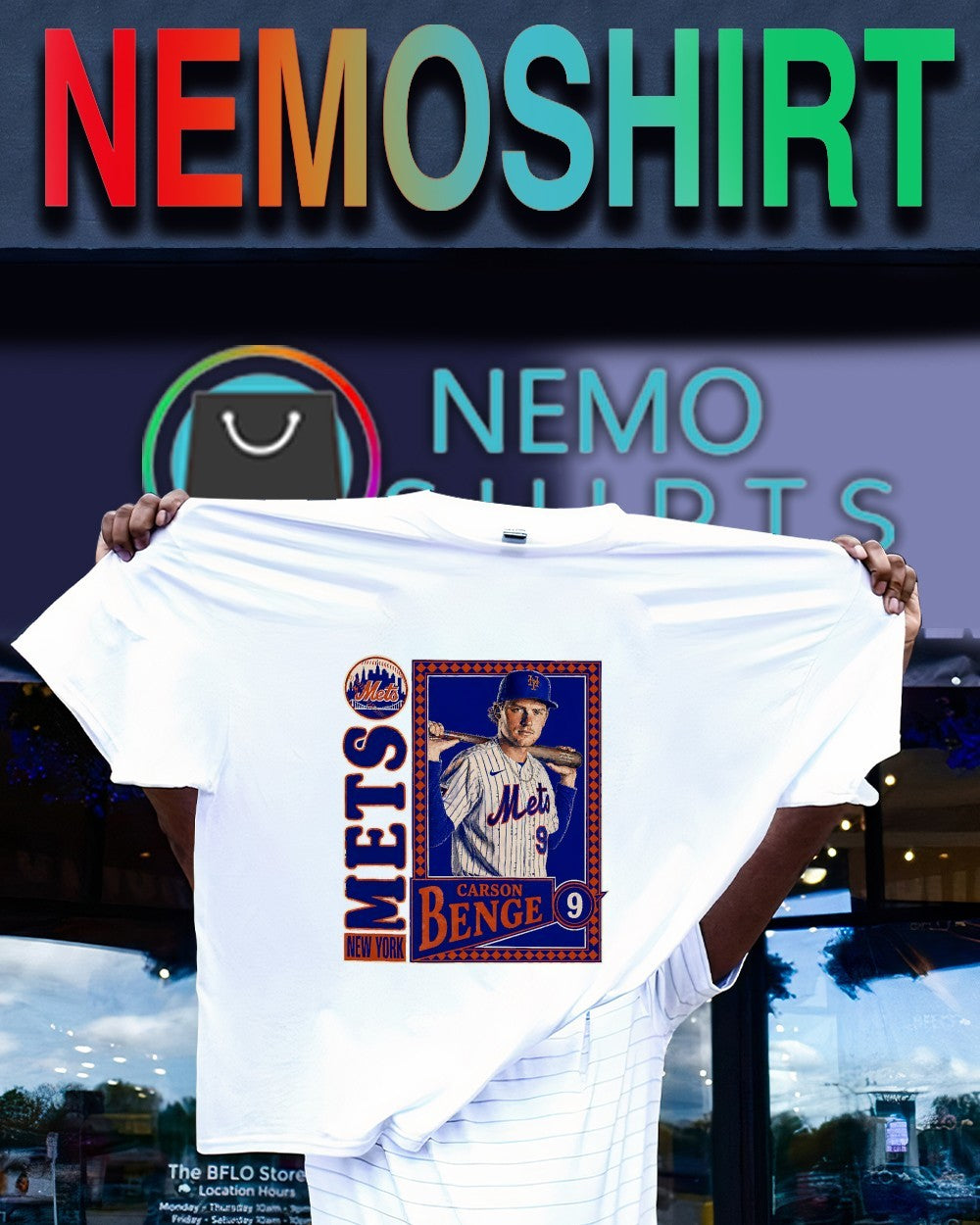 New York Mets prospect 9 Carson Benge shirt