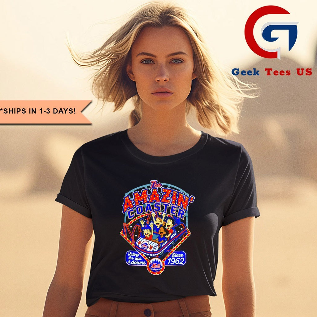 New York Mets the Amazin’ coaster retro shirt