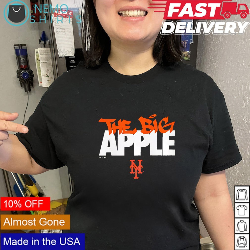 New York Mets the big apple logo shirt