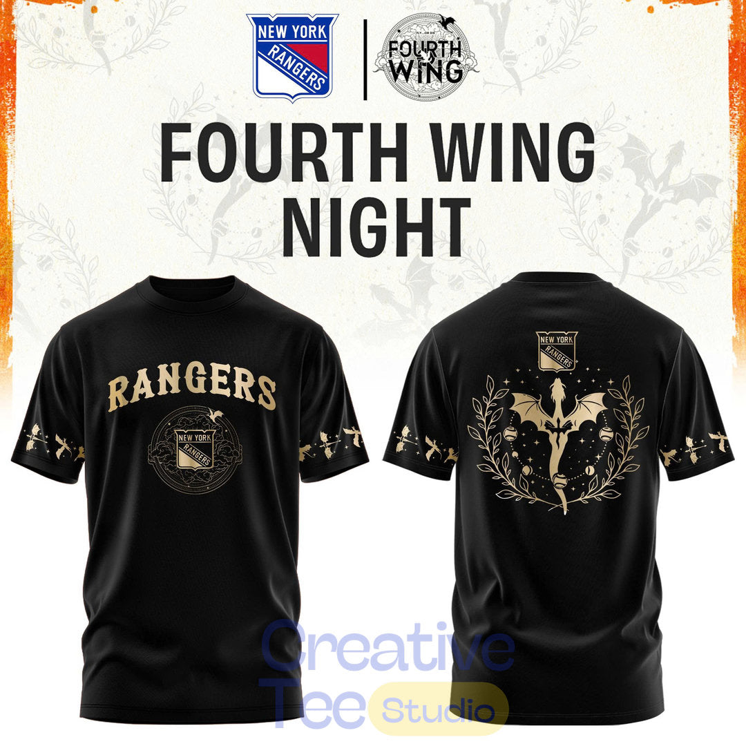 New York Rangers Fourth Wings Night Limited Edition Hoodie