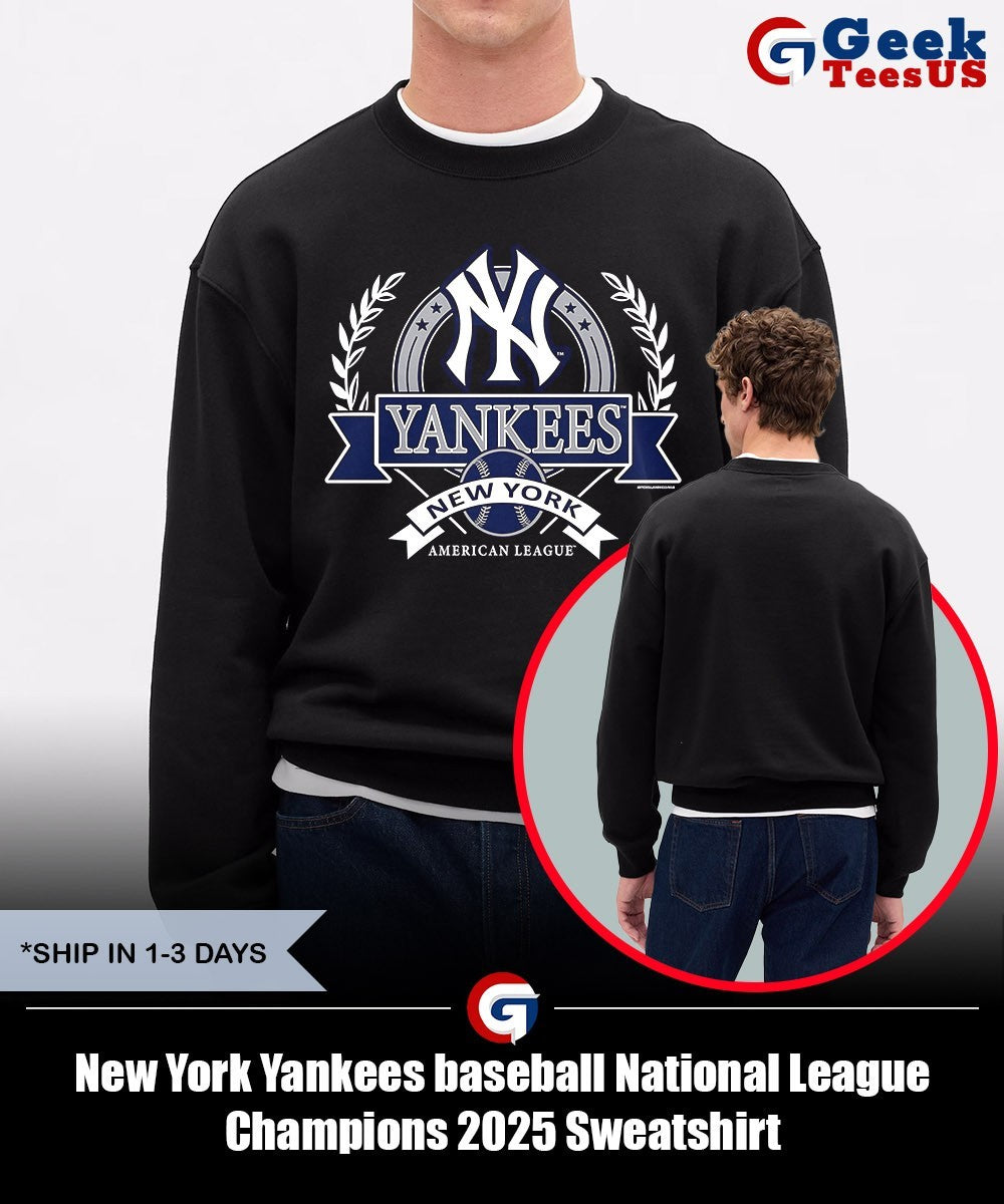 New York Yankees baseball National League Champions 2025 shirt