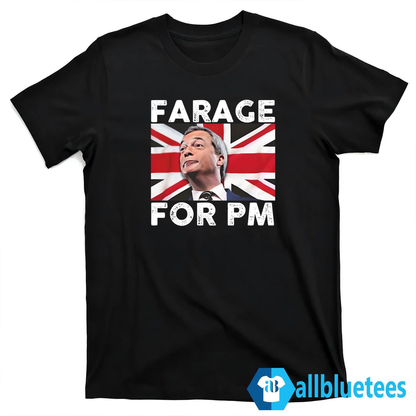 Nigel Farage Farage For PM Britain Flag Shirt