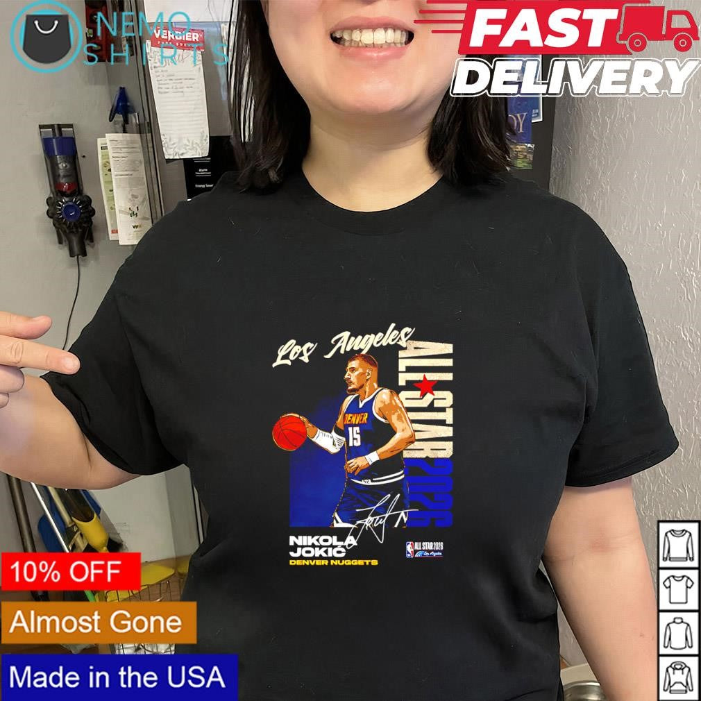 Nikola Jokic Denver Nuggets 2026 NBA All-Star signature shirt