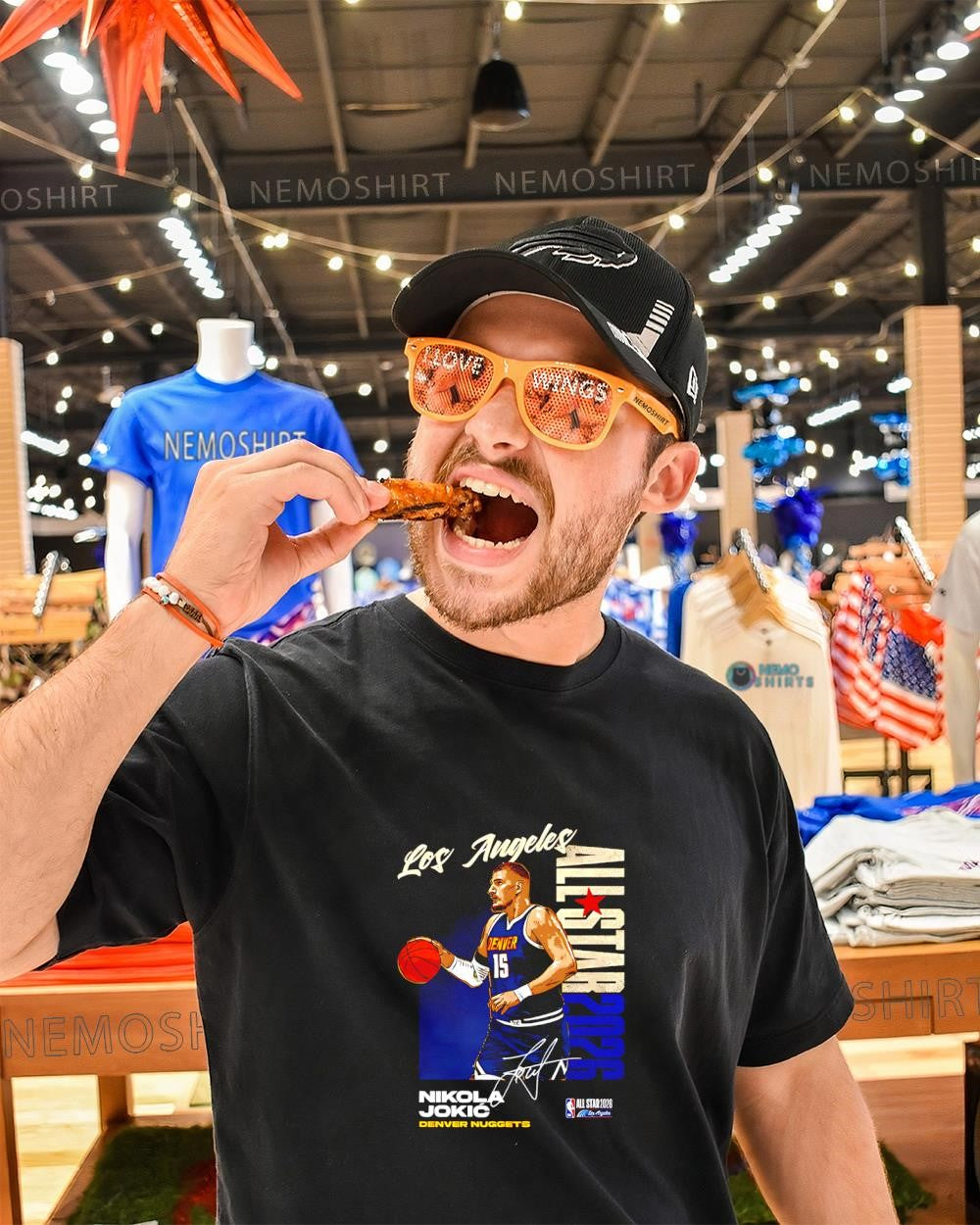 Nikola Jokic Denver Nuggets 2026 NBA All-Star signature shirt