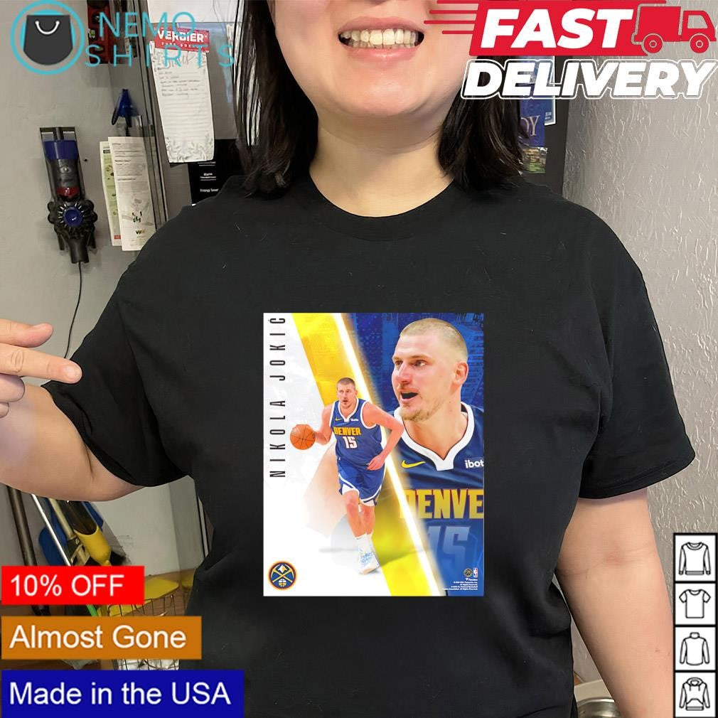 Nikola Jokic Denver Nuggets radiance collage logo shirt