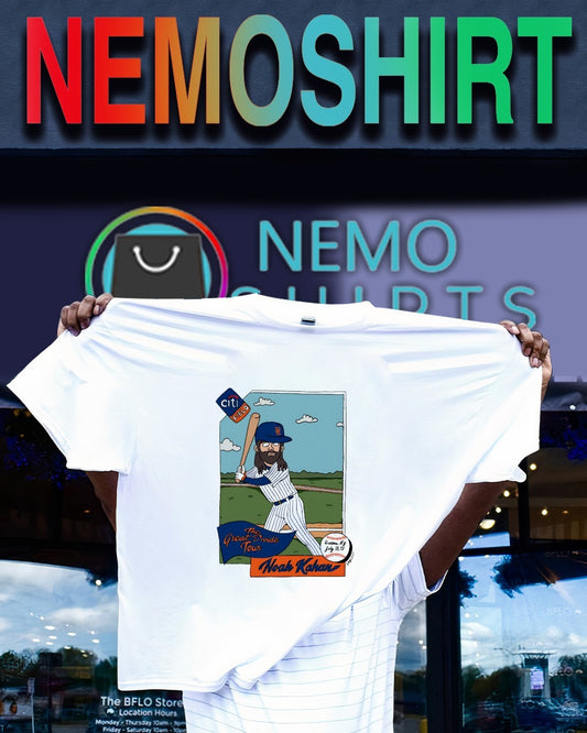 Noah Kahan the great divide tour Citi Field New York Mets shirt