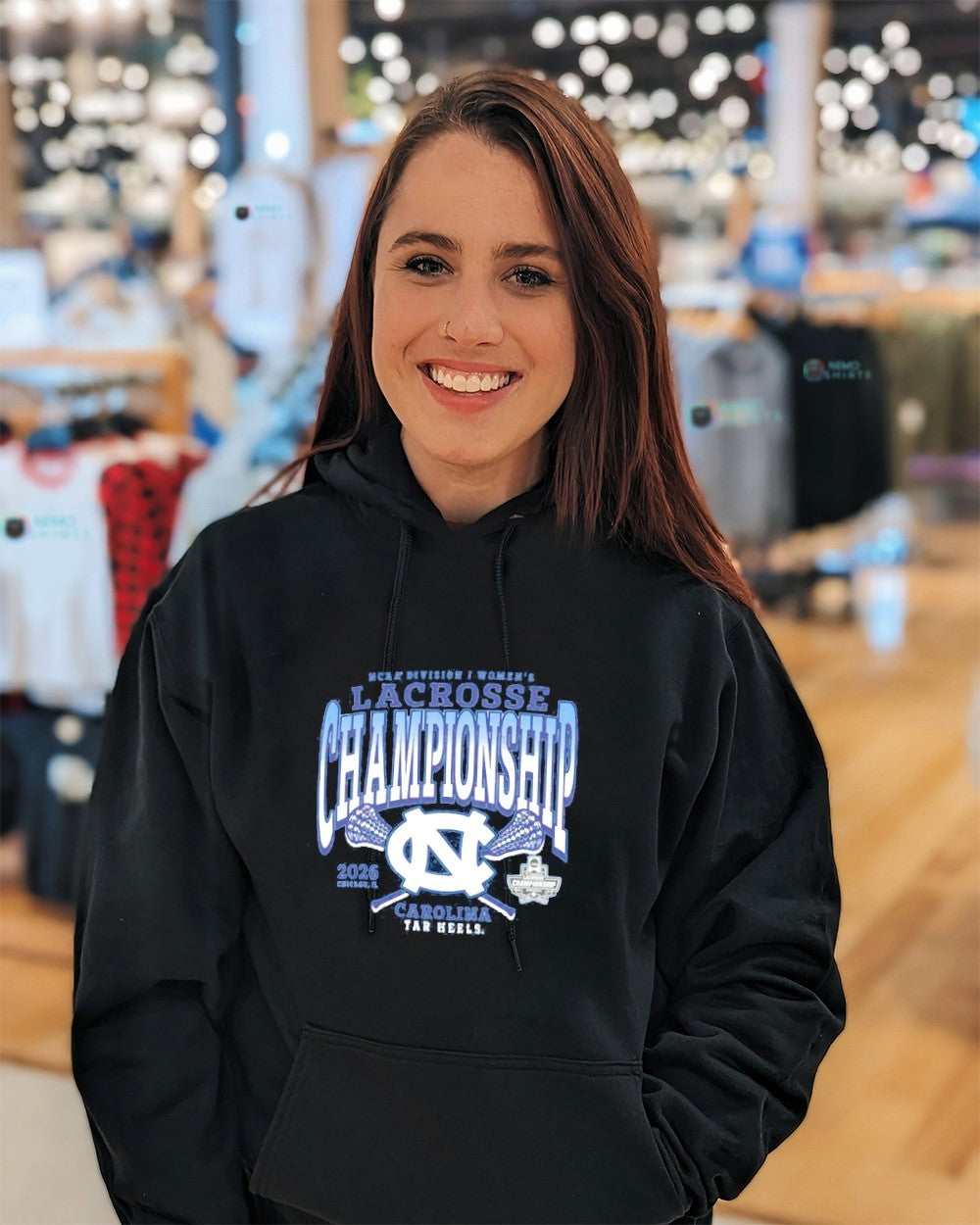 North Carolina Tar Heels 2026 NCAA DI women’s lacrosse championship shirt