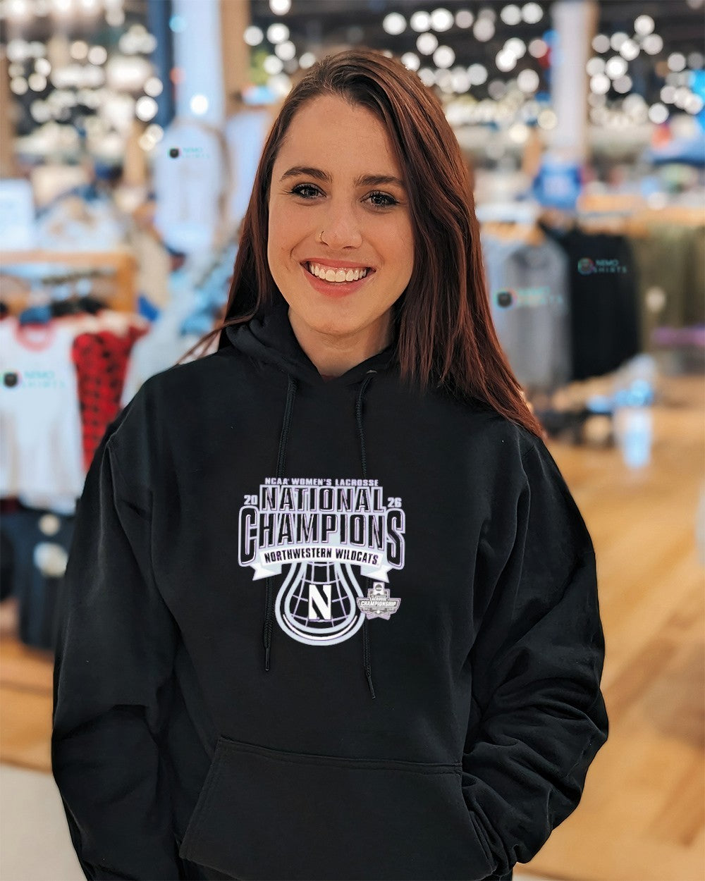 Northwestern Wildcats 2026 NCAA women’s lacrosse national champions shirt