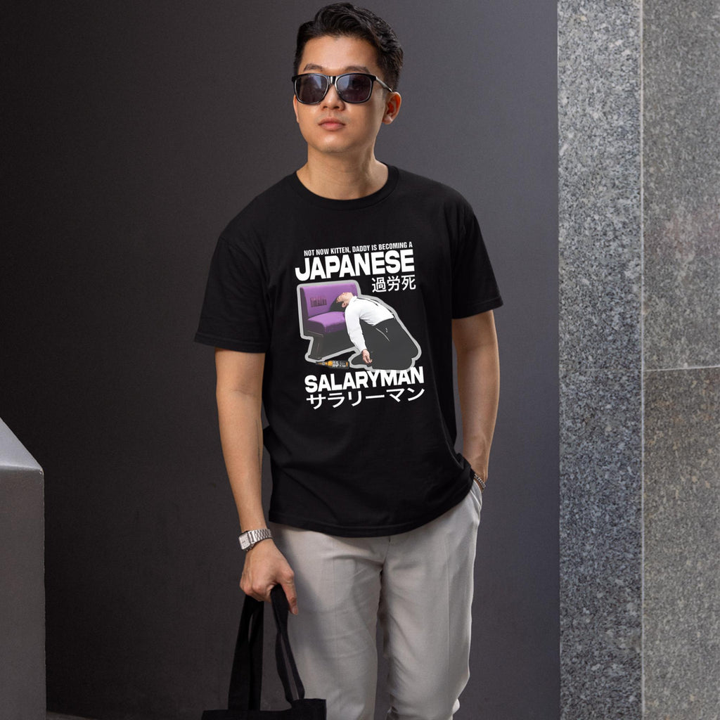 Not Now Kitten Daddy Is Becoming A Japanese Salaryman Shirt