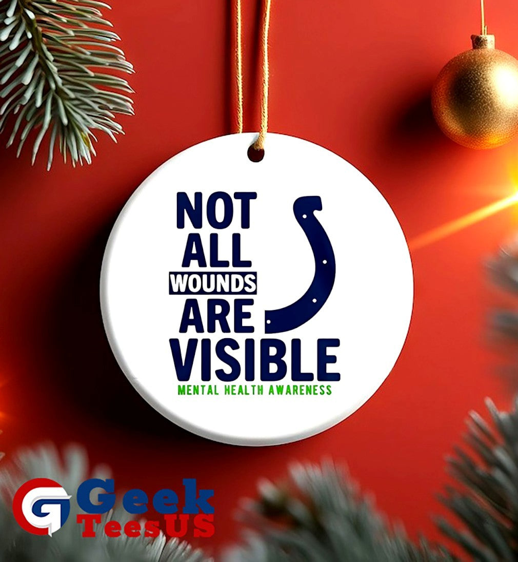 Not all wounds are visible Mental Health Indianapolis Colts football shirt
