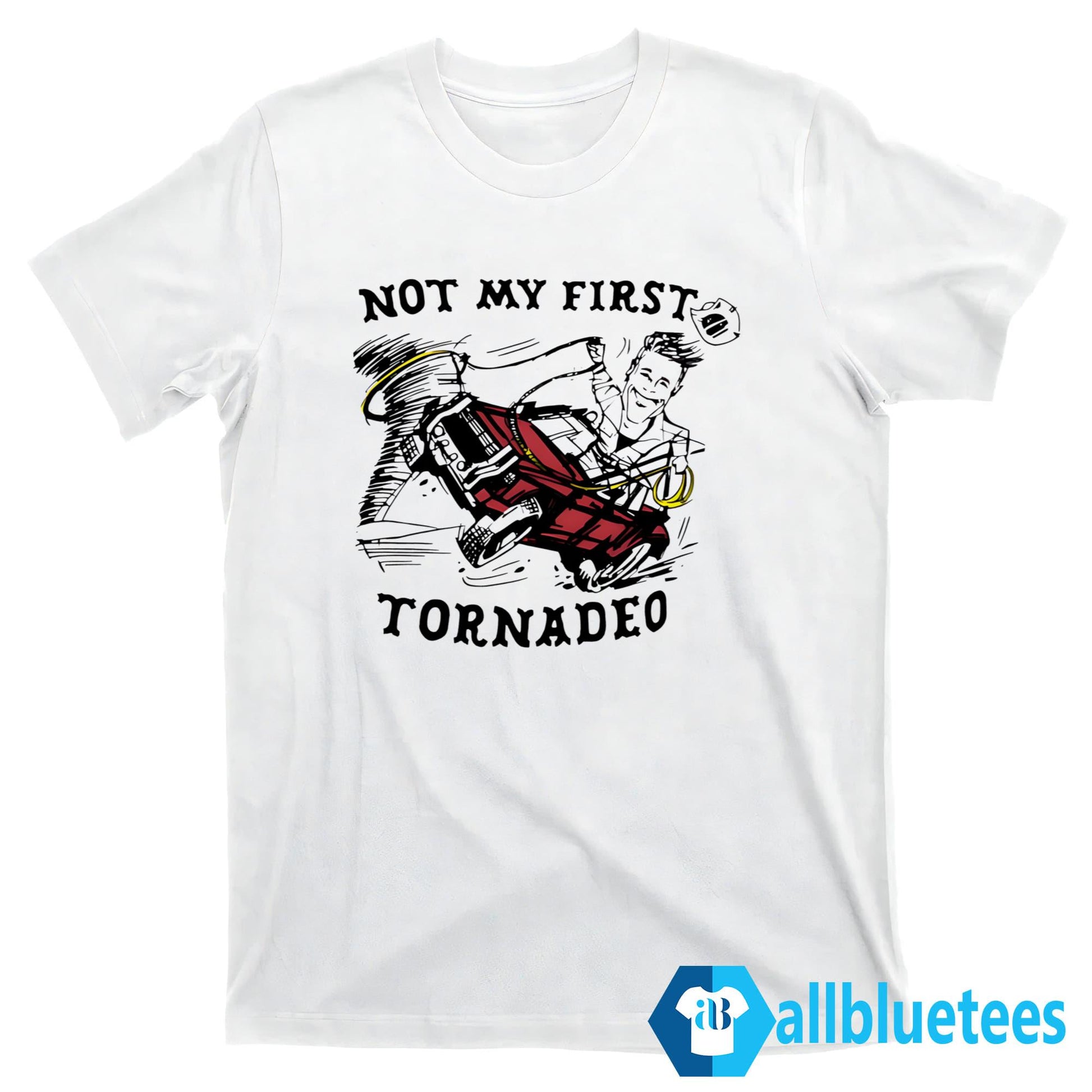 Glen Powell Not My First Tornado Shirt