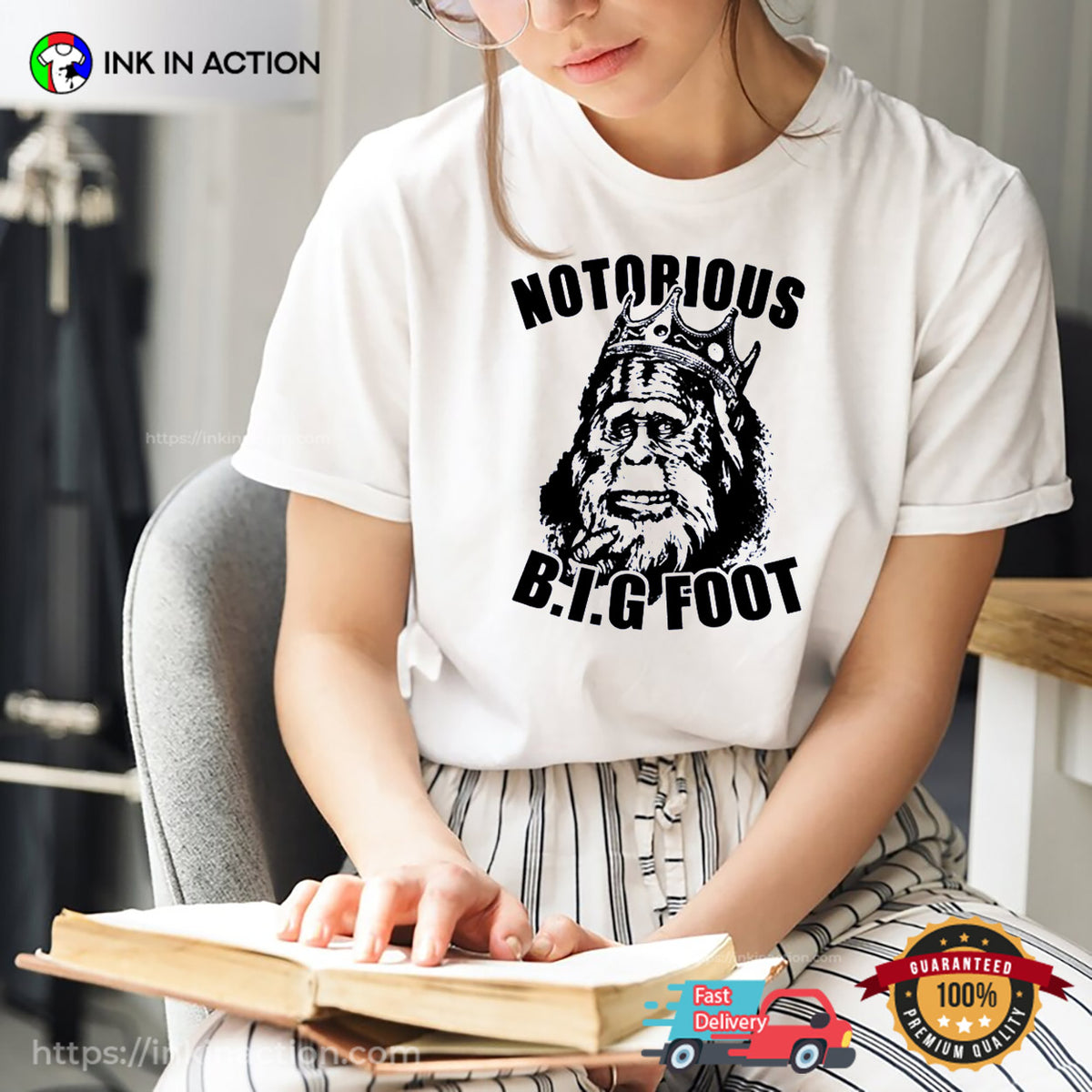 Notorious Bigfoot Funny Sasquatch Shirt