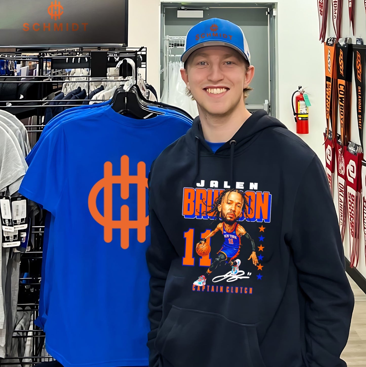 Ny Knicks Jalen Brunson Captain Clutch caricature shirt