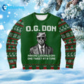 O.G. Don Making Liberals Cry One Tweet At A Time Ugly Christmas Sweater