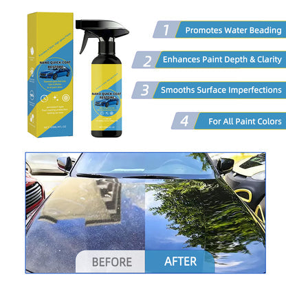 Nano automotive coating spraying – a professional spray coating with excellent hydrophobicity and UV protection.