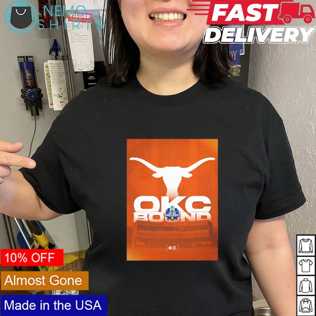 OKC Bound Texas Longhorns 2026 women’s softball college world series shirt