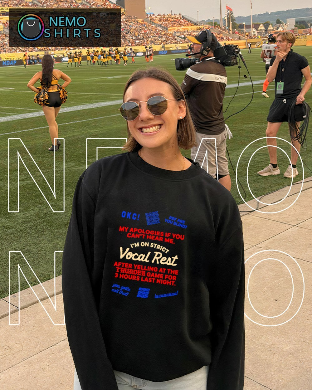 OKC Thunder I’m on strict vocal rest my apologies if you can’t hear me shirt
