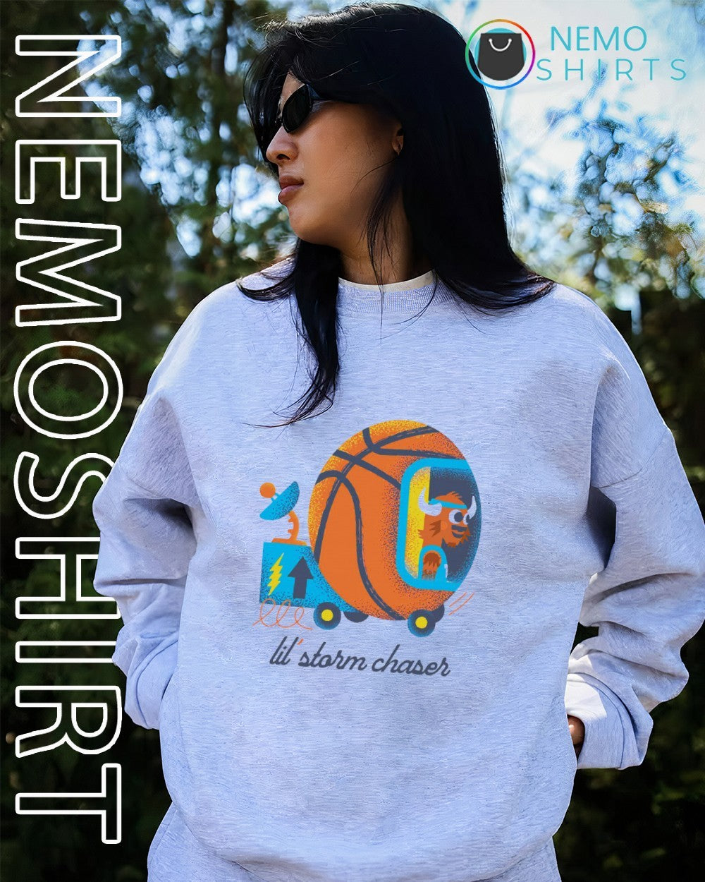 OKC Thunder basketball lil’ storm chaser shirt