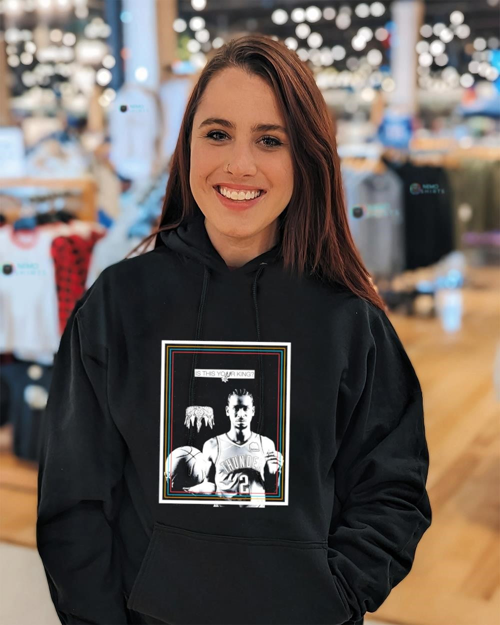 OKC Thunder player Shai Gilgeous-Alexander is this your king collage shirt